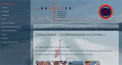 Desktop Screenshot of buholzer-boote.ch