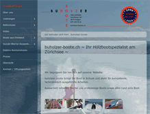 Tablet Screenshot of buholzer-boote.ch
